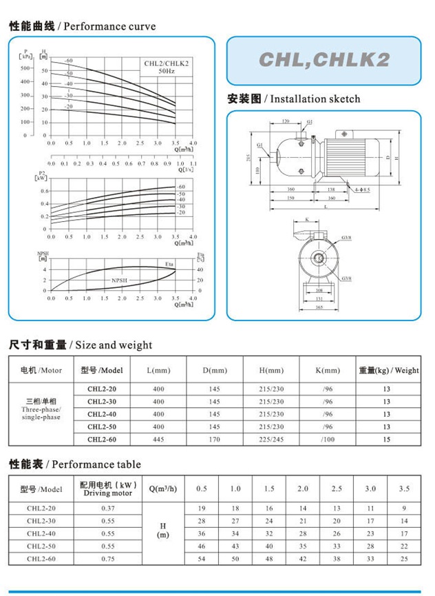 臥式多級離心泵 臥式多級離心泵