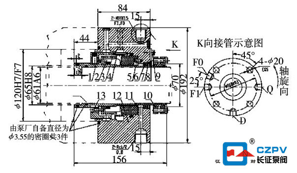 鍋爐泵機械密封結構圖 鍋爐泵機械密封結構圖